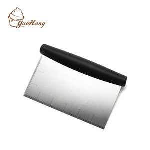 Stainless Steel Dough Scraper Cutter, Cake Dough Bench Pastry Scraper Chopper Kitchen Tools