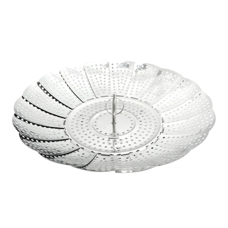 UJ-KT072 29.6cm Dia. Stainless Steel Vegetable Steamer Steamer Basket