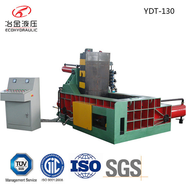 hydraulic compressing scrap metal baling press