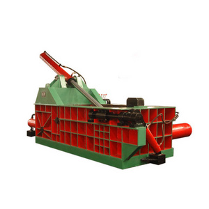 hydraulic compressing scrap metal baling press