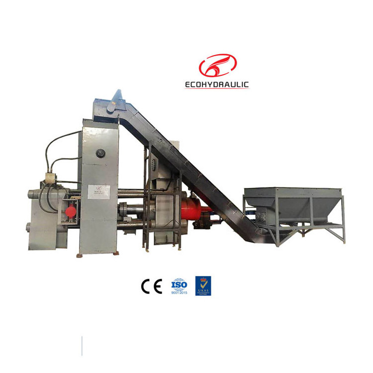 Wholesale automatic ram type metal chips scrap aluminum briquette press machine