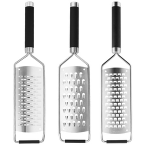 Stainless steel kitchen multi-purpose professional kitchen accessories plastic handle cheese grater