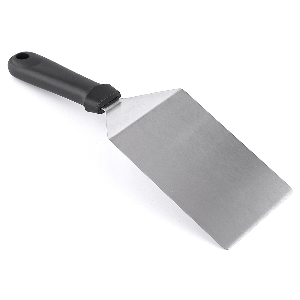 Spatula Hamburger Turner Scraper,  Stainless Steel Metal Spatula and Griddle Scraper Great for BBQ Grill