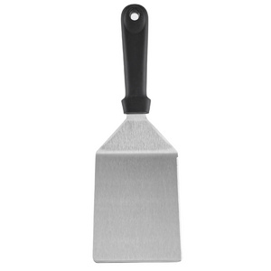 Spatula Hamburger Turner Scraper,  Stainless Steel Metal Spatula and Griddle Scraper Great for BBQ Grill