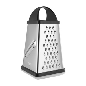 Stainless Steel 4 Sides Multi-purpose Vegetable Cheese Box Grater With Container