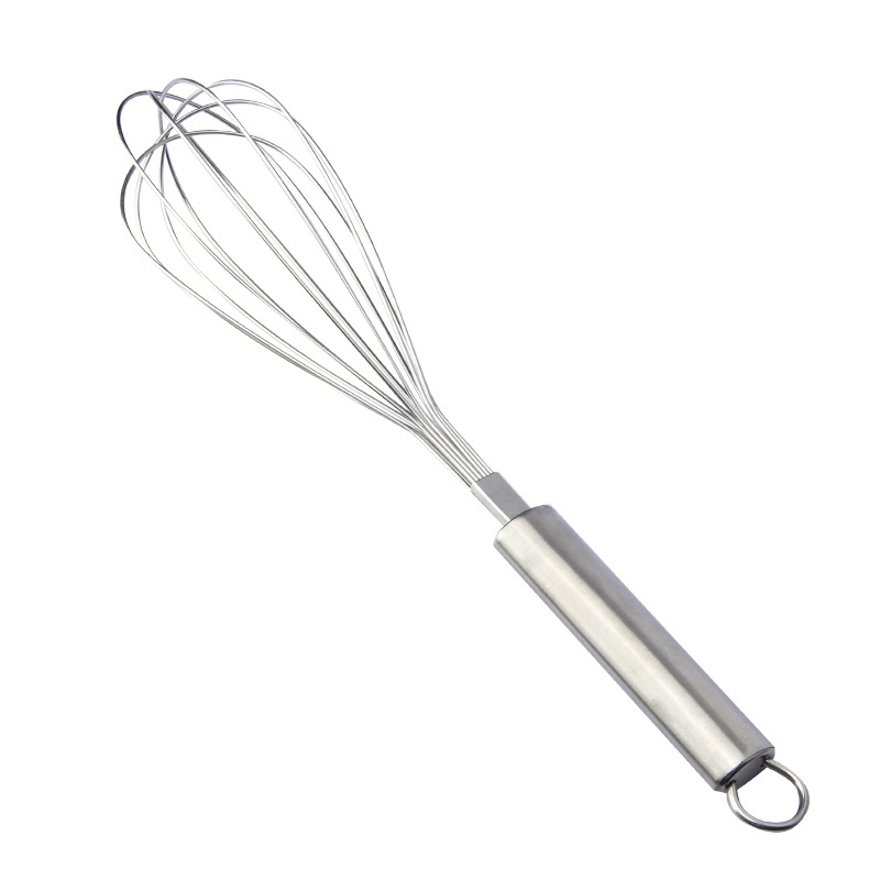 12 Inch of Food-grade Stainless Steel Whisk Easy to Use Manual Hand Mixer Beating and Stirring Whisks for Cooking