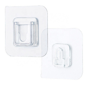 Seamless Wall Hanger Strong Sucker Double-Sided Self Adhesive Hooks for Bathroom Kitchen Door