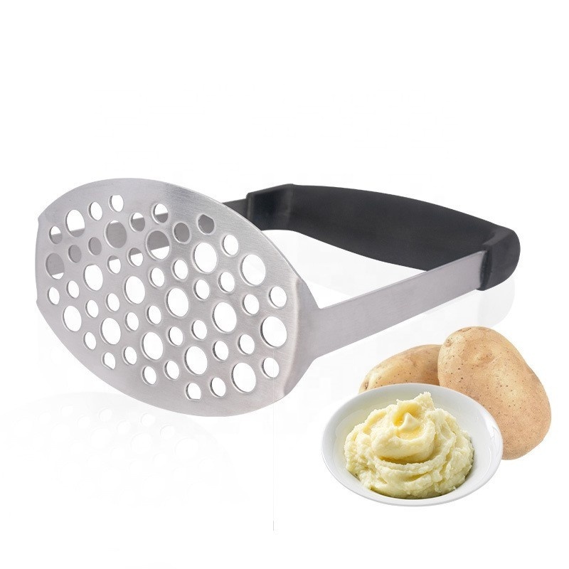 Stainless Steel Potato Press Masher fried Beans Crusher Mashed Potato Maker Apple Sauce Fruits Tool