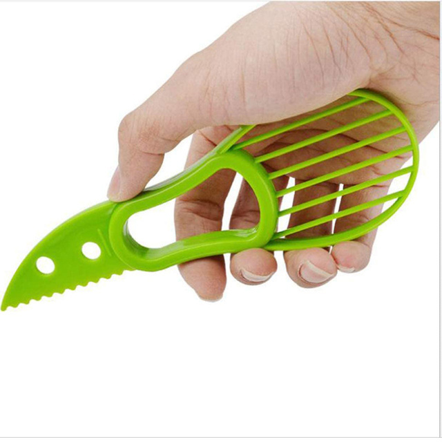 Plastic fruit avocado cutter knife corer kitchen gadget Kiwi slicer