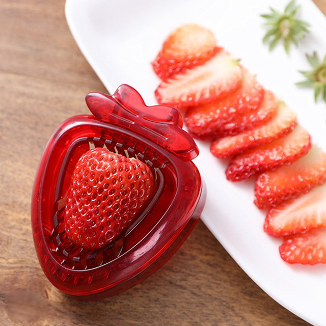 Wholesale Kitchen Gadgets Stainless Steel Fruit Heart Shaped Shell Slicer Shredder Strawberry Boiled Egg Cutter