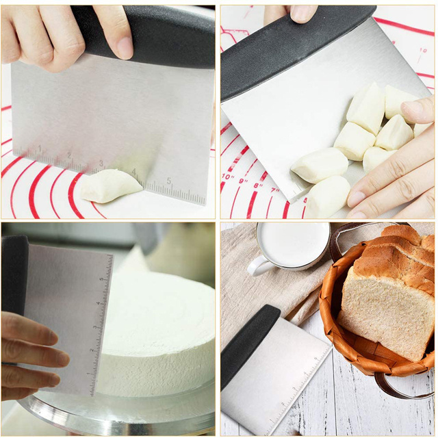 Hot selling promotional food dough pastry kitchen cutter  scraper