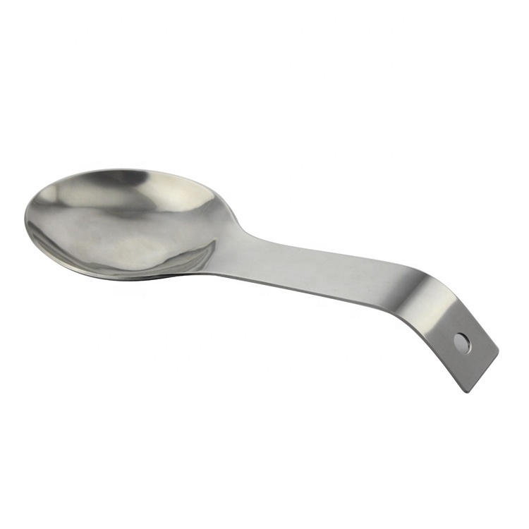 Kitchen gadgets stainless steel utensil spoon holder rest