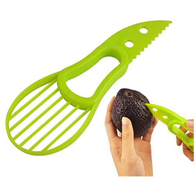 Plastic fruit avocado cutter knife corer kitchen gadget Kiwi slicer