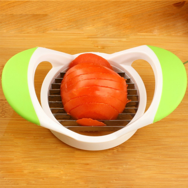 Stainless Steel Fruit Cutter with Handle Tomato Cutter Slicer tools