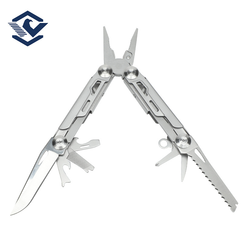 Ring Opening Piercing Tools Tools - Revolving Punch Multi Plier Camping Hunting Tool Folding Plier