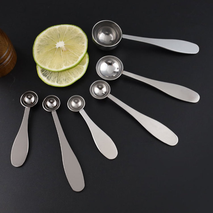 Hot Sales Food Grade Stainless Steel Mini 1.25ml Matcha Teaspoon Coffee Spoon Measuring Spoons