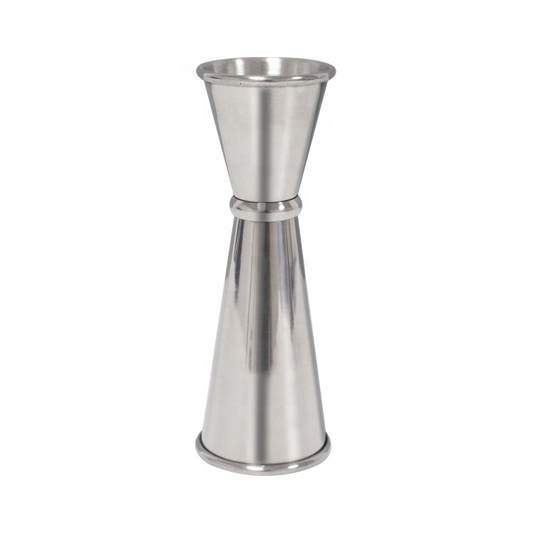 304 stainless steel 30/60ml double headed measuring cup customized LOGO measuring jigger