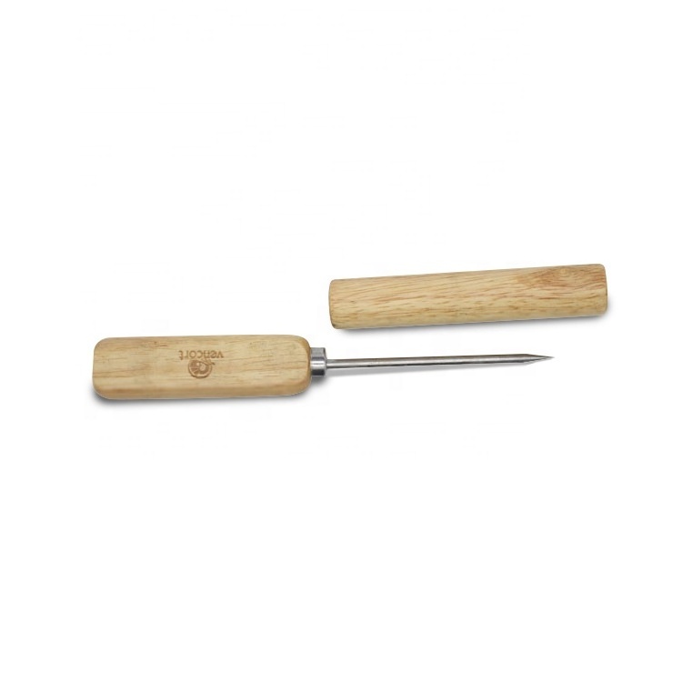 Hot Sale Wholesale Stainless Steel Wood Handle Ice Pick