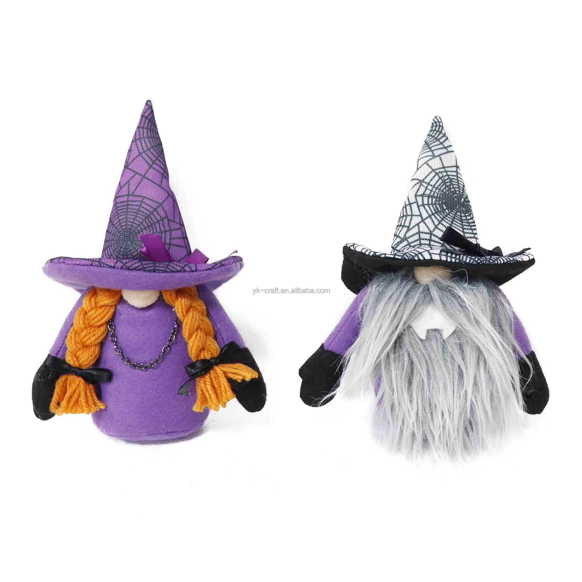 8 Inch Custom Halloween Gnomes Decorations Gonk Bat Bendable Hat Couple Gnomes Independence Day Faceless Gnome Decor