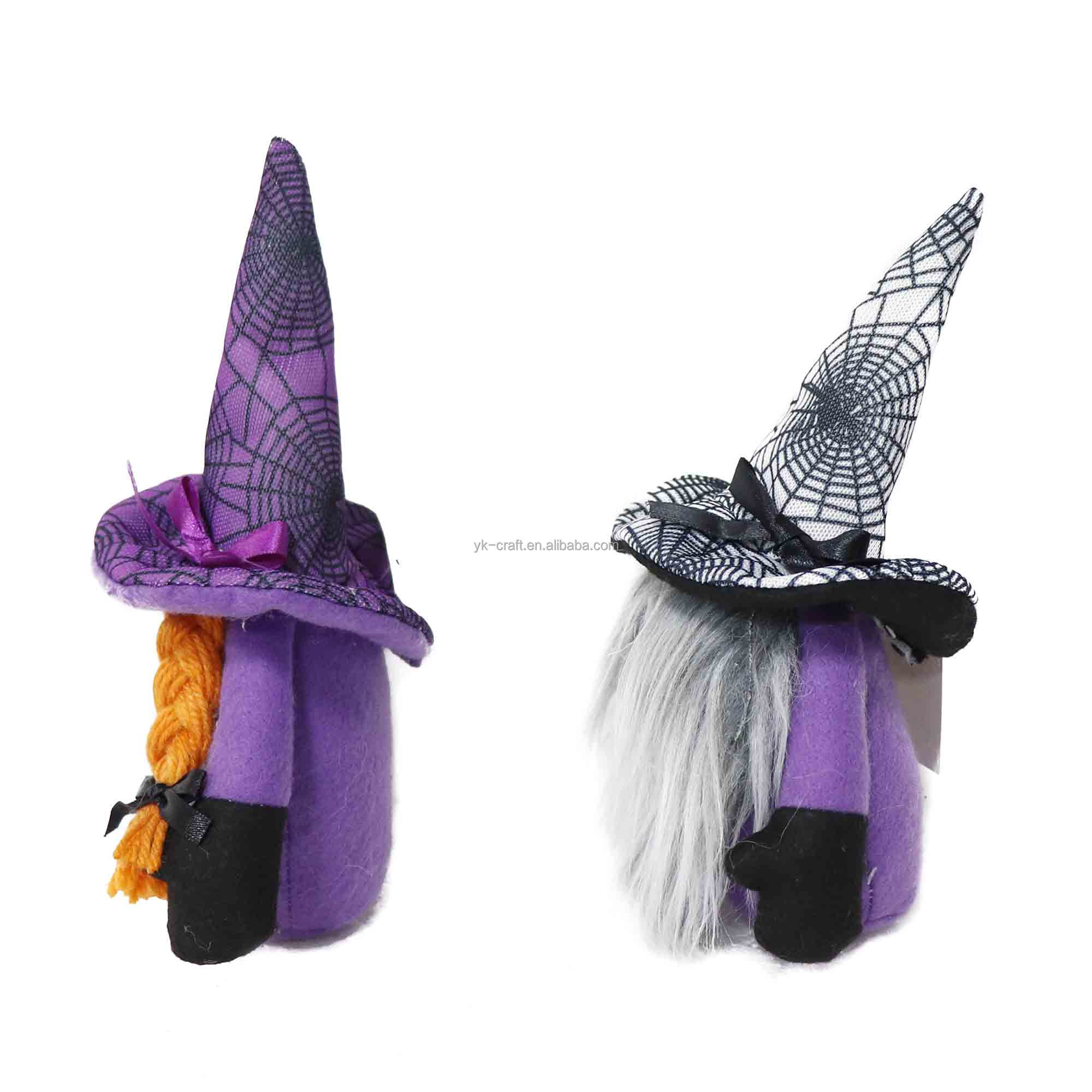 8 Inch Custom Halloween Gnomes Decorations Gonk Bat Bendable Hat Couple Gnomes Independence Day Faceless Gnome Decor