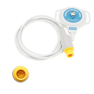 Reusable Pregnancy Fetal Monitor 6 Pin TOCO Ultrasound Probe Transducer Compatible With Bistos BT-350