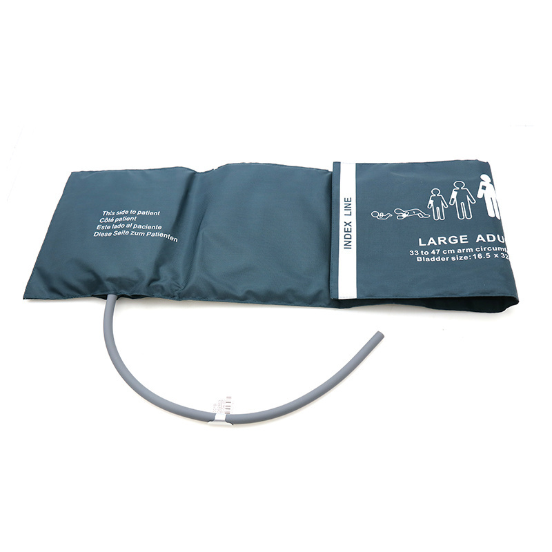 Adult reusable NIBP blood pressure bladder cuff with single tube,CE&ISO13485