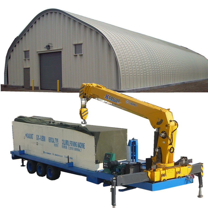 K Q span UBM-240 building 914-610  arch roof steel sheet car park/yard roof making machine vertical type roof building machine