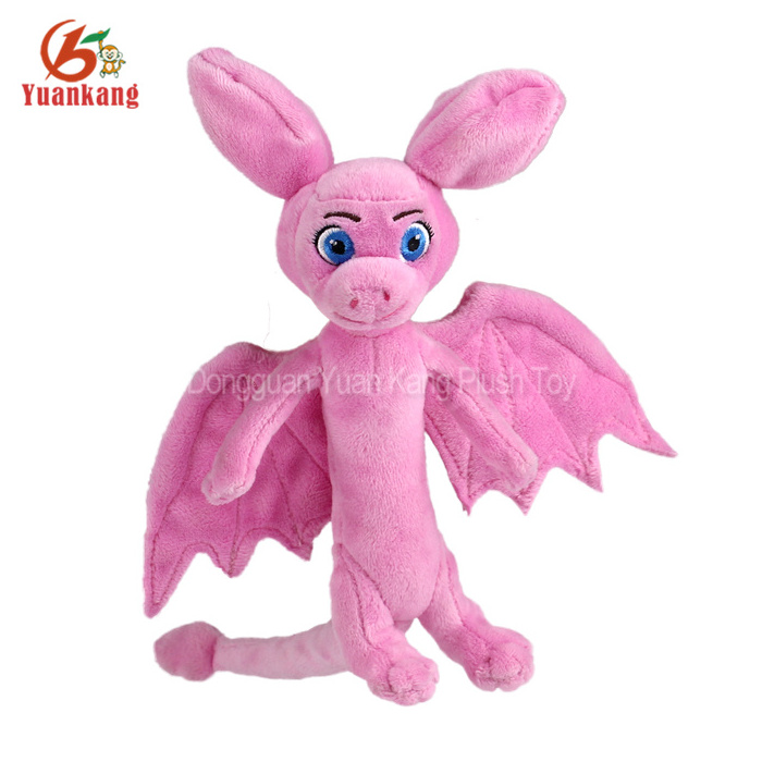 OEM Plush custom made stuffed Pink baby dragon family animals soft toys