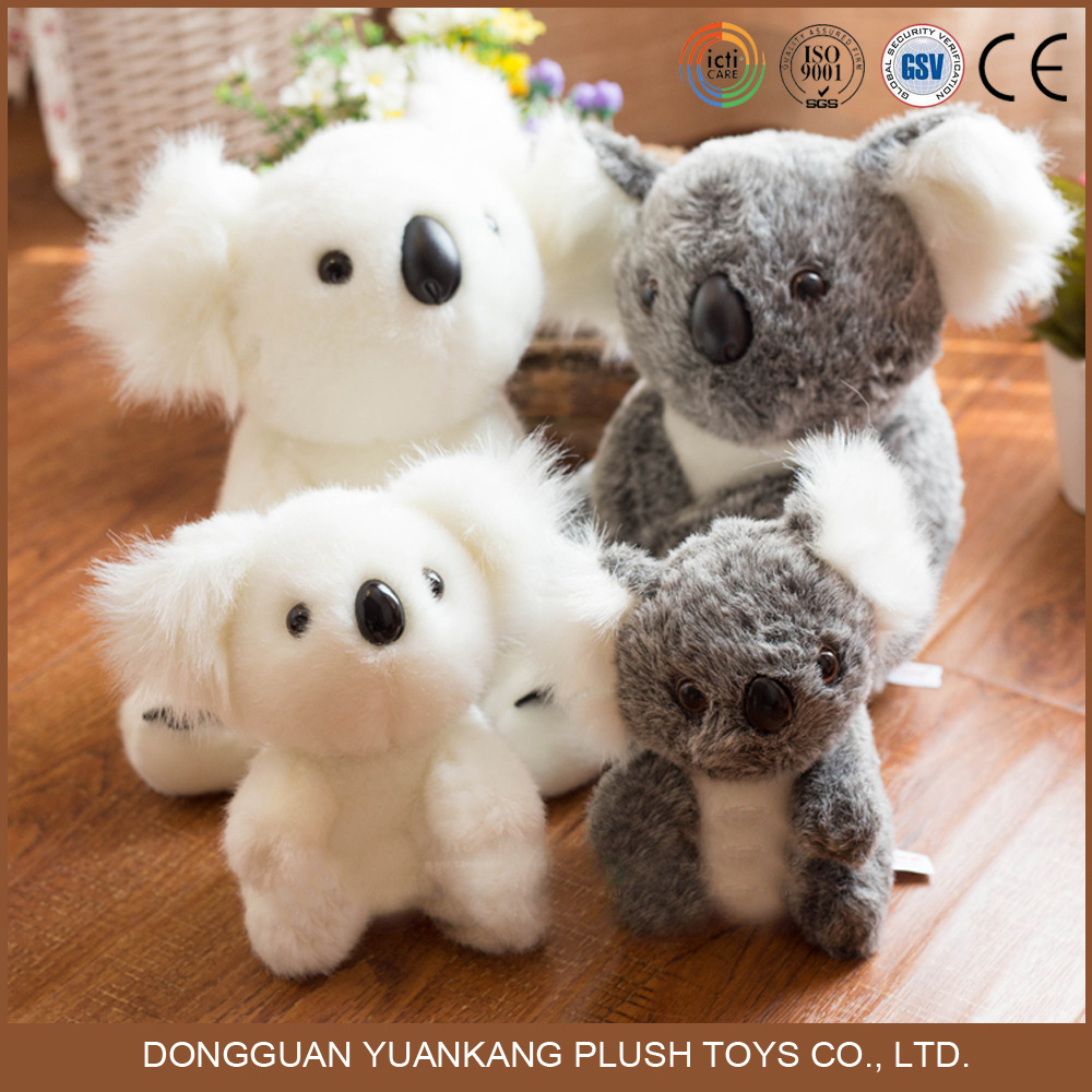 China manufacturer baby koala bear clip plush stuffed toys