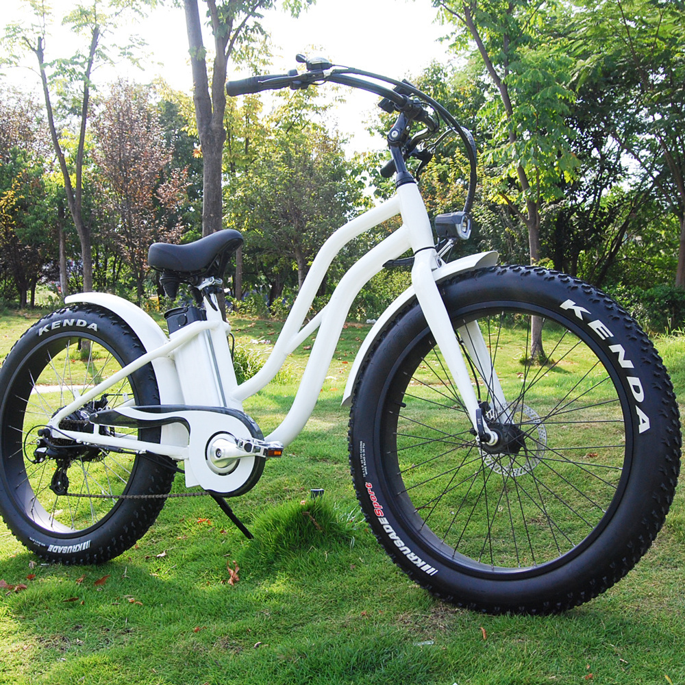 Cityscape Electric Bike 500W Electric City Cruiser Bicycle Up to 40 Miles Removable Battery Shimano 7 Speed for women