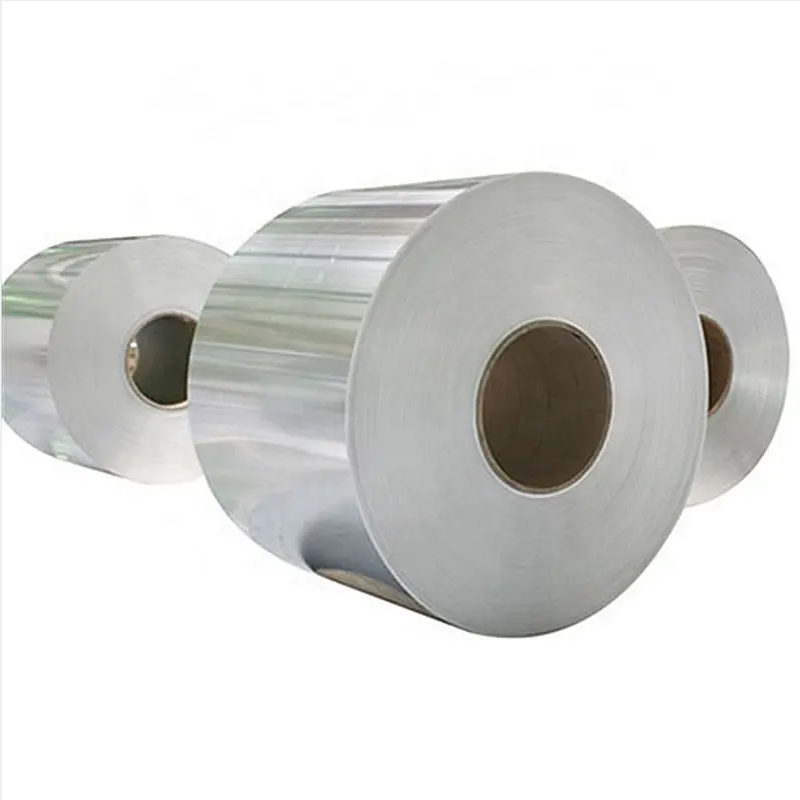 8011 3003 Embossed Aluminium Foil Jumbo Roll H22/H24 Food Grade Raw Material for Kitchen Use