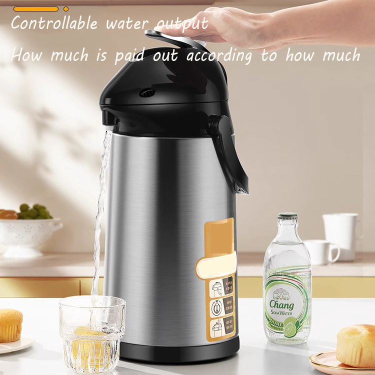 Large Vacuum Insulated Stainless Steel Flask Water Coffee Dispenser Airpot Thermos Plastic Thermal for Drinking