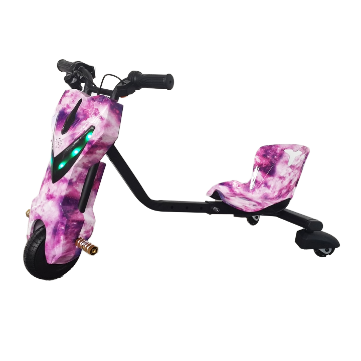 6.5 inch electric drift scooter 36v baby drifting scooter with led lights kids 3 wheel electric scooter for sale