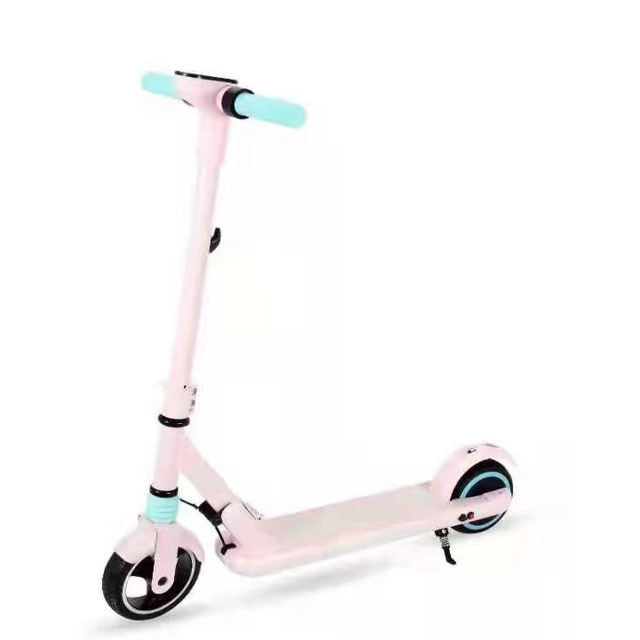 Long range electric scooter pink patinete electrico for kids with lithium battery