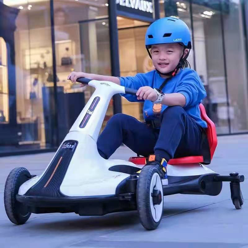 Made in China 4 seater kids go kart crazy kart 360 riding car with music speaker