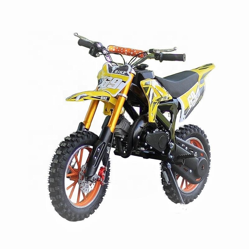 50cc 2 wheel minibike gas motorcycle pull start for children pocketbikes scooter 2 stroke 4 stroke automatic start