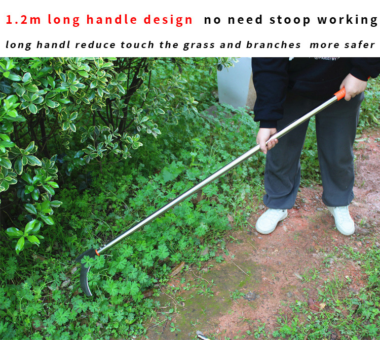 1.2m long handle corn  Steel stainless steel  Long Handle Farmer Garden Grass hand Sickle agriculture tools