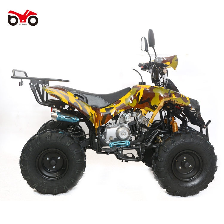 ATV 4x4 quad 125cc adults 4 wheeler petrol power racing atv quad with cheering price