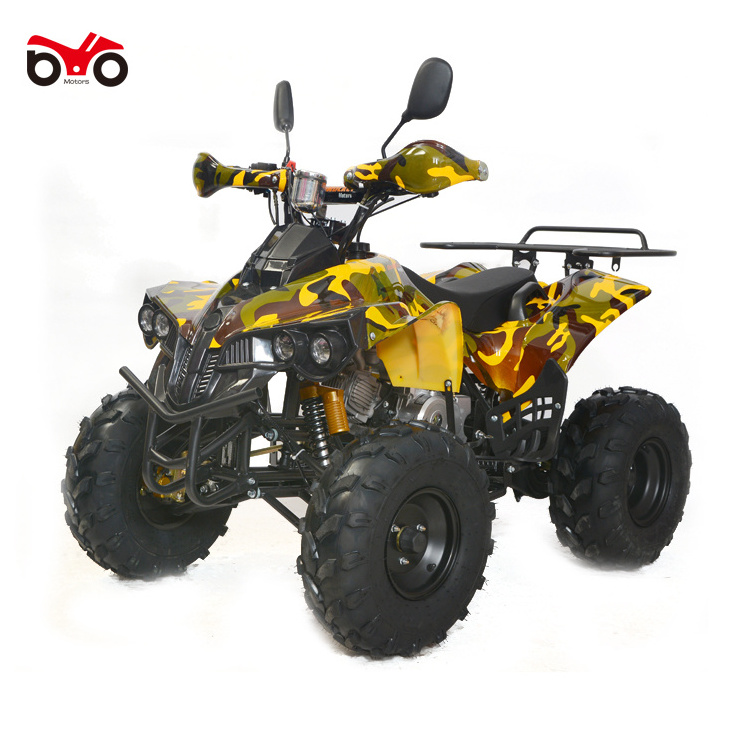 ATV 4x4 quad 125cc adults 4 wheeler petrol power racing atv quad with cheering price