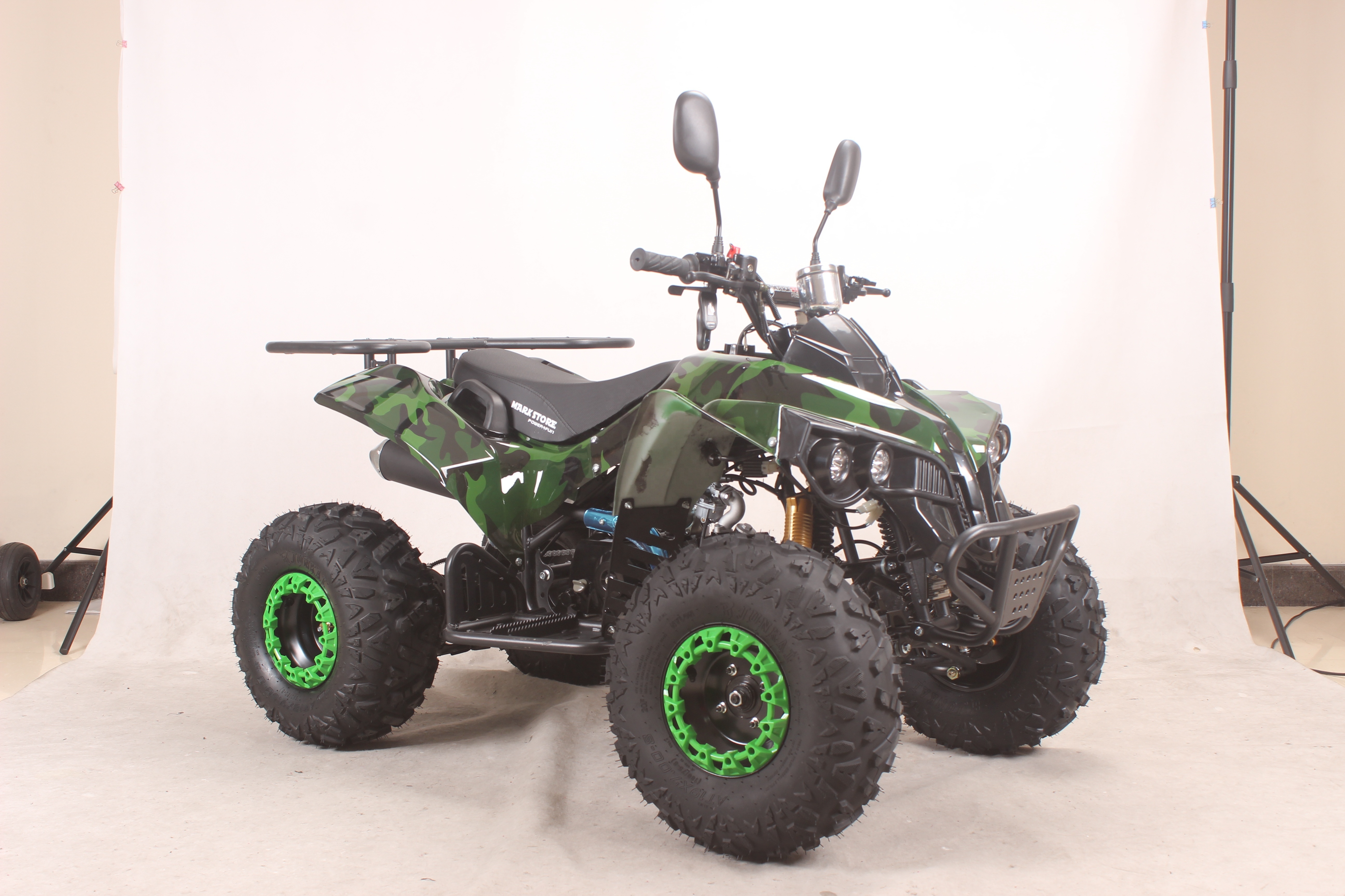 New development electric start 125cc 4x4 mountain quad petrol adult atv bike for all-terrain