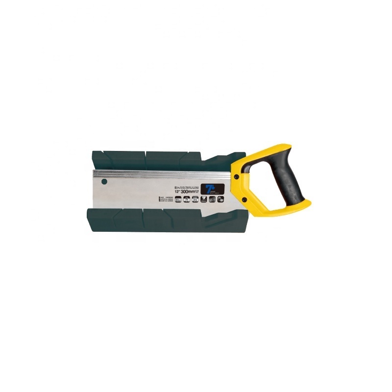 SK5 or 65mn 300MM Back Saw With Miter Box 0/45/90 Degree Pruning Blade Wood Cutting Hand Saw