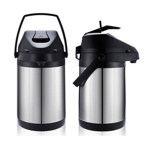 Airpot thermos 2.5L 3L 4L Vacuum Insulated Stainless Steel Lever Action Airpot Thermos Water Coffee Airpots Dispenser with Pump