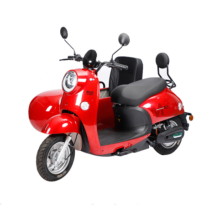 Electrical Motorcycle Motorbike Side Car Three Wheel Electric Tricycle For Handicapped