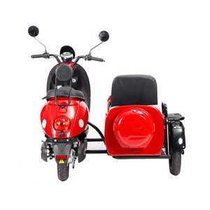 Electrical Motorcycle Motorbike Side Car Three Wheel Electric Tricycle For Handicapped