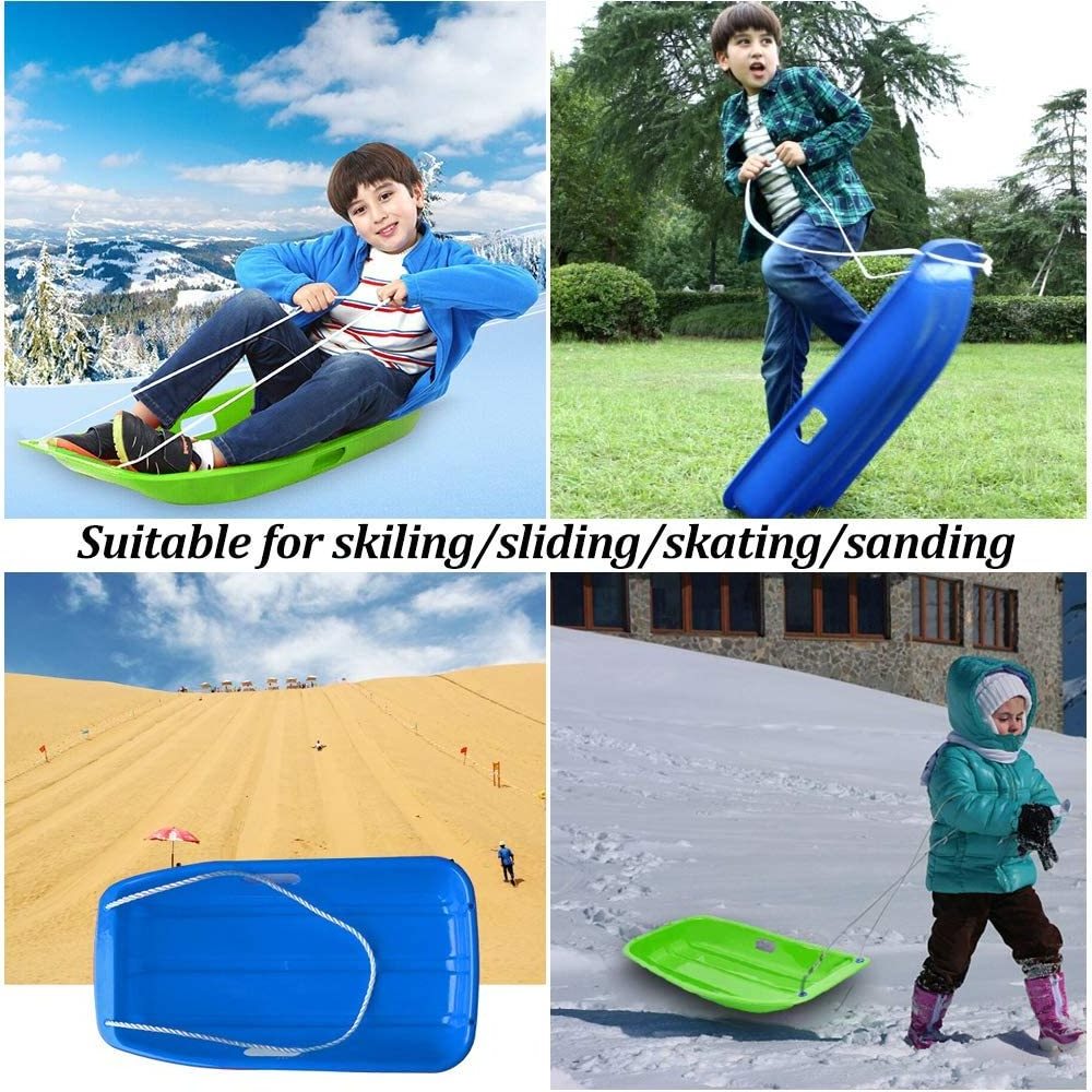 Factory CE baby winter toys small plastic sled snow