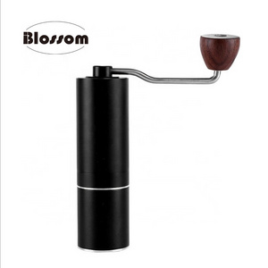 Professional stainless steel Handle Black Mill Manual Aluminum Coffee Bean Grinder With Ceramic Burr