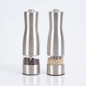 One Hand Portable Press Stainless Steel Spice Mill Automatic Electric Spice Powder Grinder