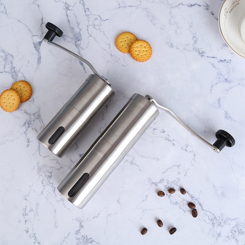 Spice Ceramic Grinders Mill Handheld Coffee Grinder Stainless Steel Manual Coffee Bean Grinder with Adjustable Settings