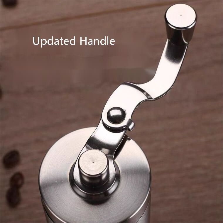 Coffee Grinders Manual Commercial Espresso Cafe Ceramic Burr Stainless Steel Hand Crank Coffee Grinder For Sale