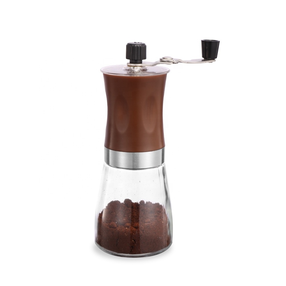 High Quality Precise Coarseness Hand Coffee Bean Mill Portable Manual Coffee Grinder for Sale